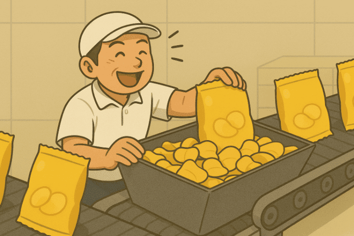 談笑している社員